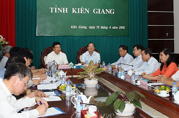 ខេត្ត Kien Giang ត្រូវអនុវត្តល្អនូវការងារខ័ណ្ឌព្រំសីមាបោះបង្គោលជាមួយកម្ពុជា